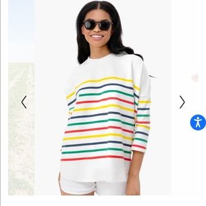 Tuckernuck Rainbow Evie Swing Sweatshirt